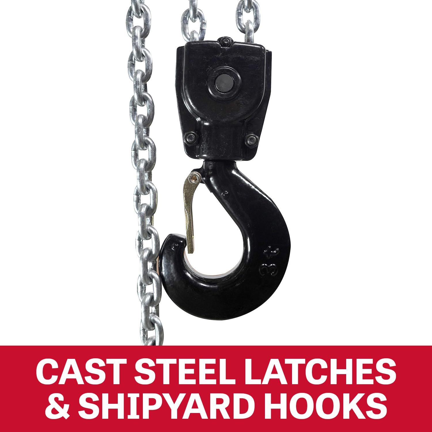 JET 3-Ton Compact Lever Hoist, 15' Lift, Shipyard Hooks (JLA-300-15SH) 3 JET 3-Ton Compact Lever Hoist, 15' Lift, Shipyard Hooks (JLA-300-15SH)