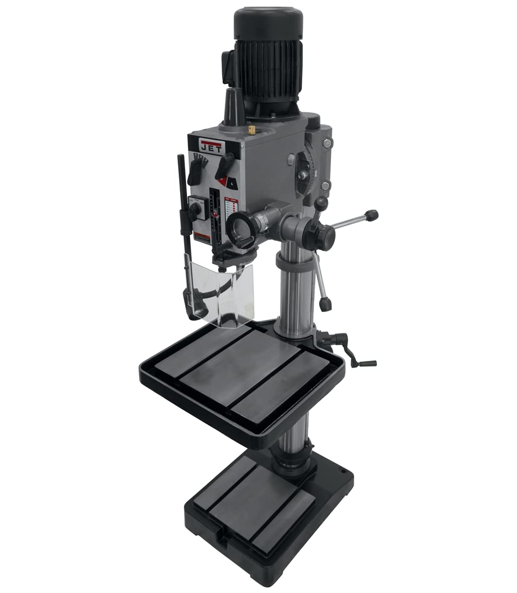 JET 20-Inch Geared Head Drill Press, 2 HP, 230V 3Ph (Model GHD-20) 2 JET 20-Inch Geared Head Drill Press, 2 HP, 230V 3Ph (Model GHD-20)