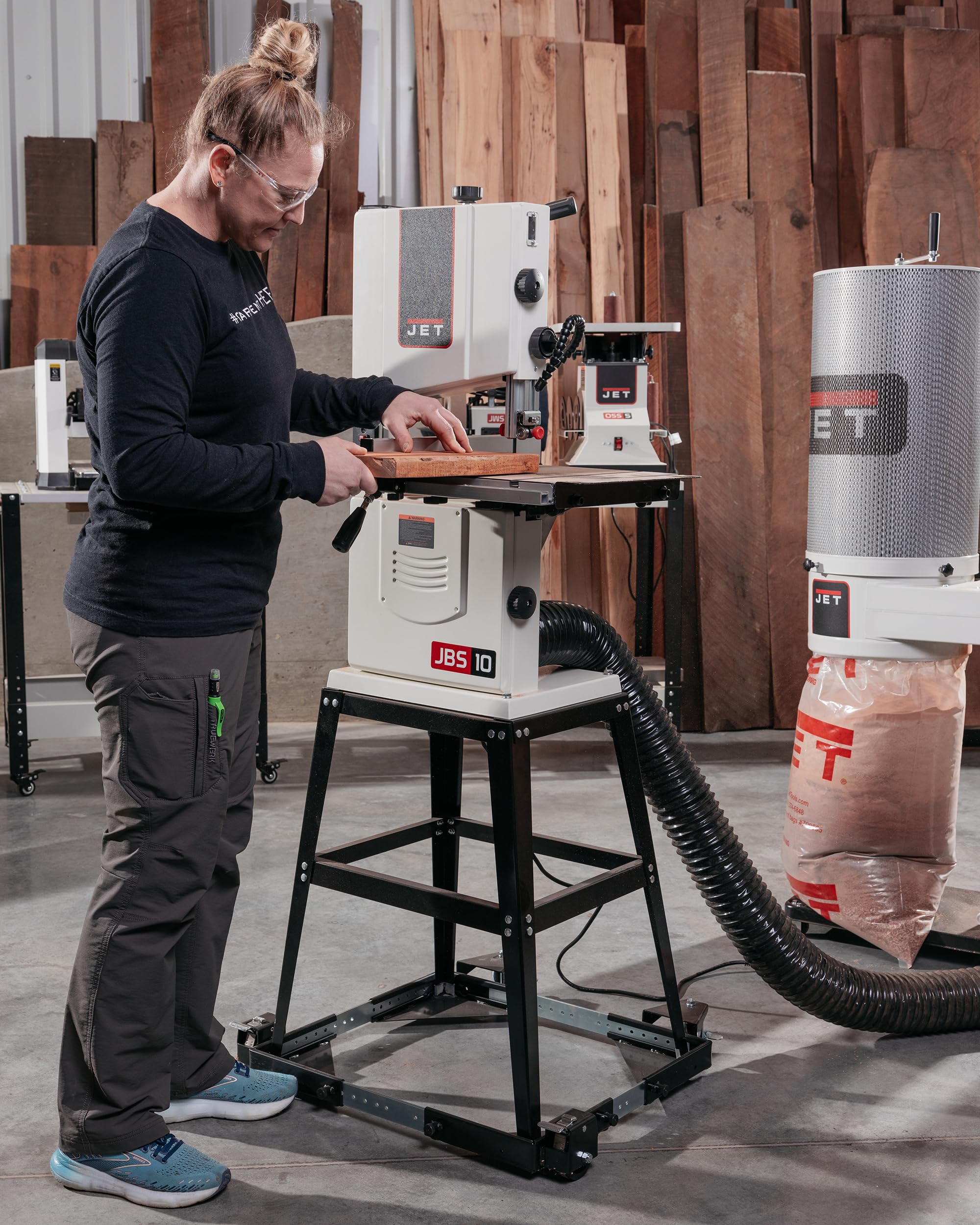 JET 10-Inch Woodworking Band Saw with Stand, 1/2 HP, 115V 1Ph (JWB-10) 13 JET 10-Inch Woodworking Band Saw with Stand, 1/2 HP, 115V 1Ph (JWB-10)