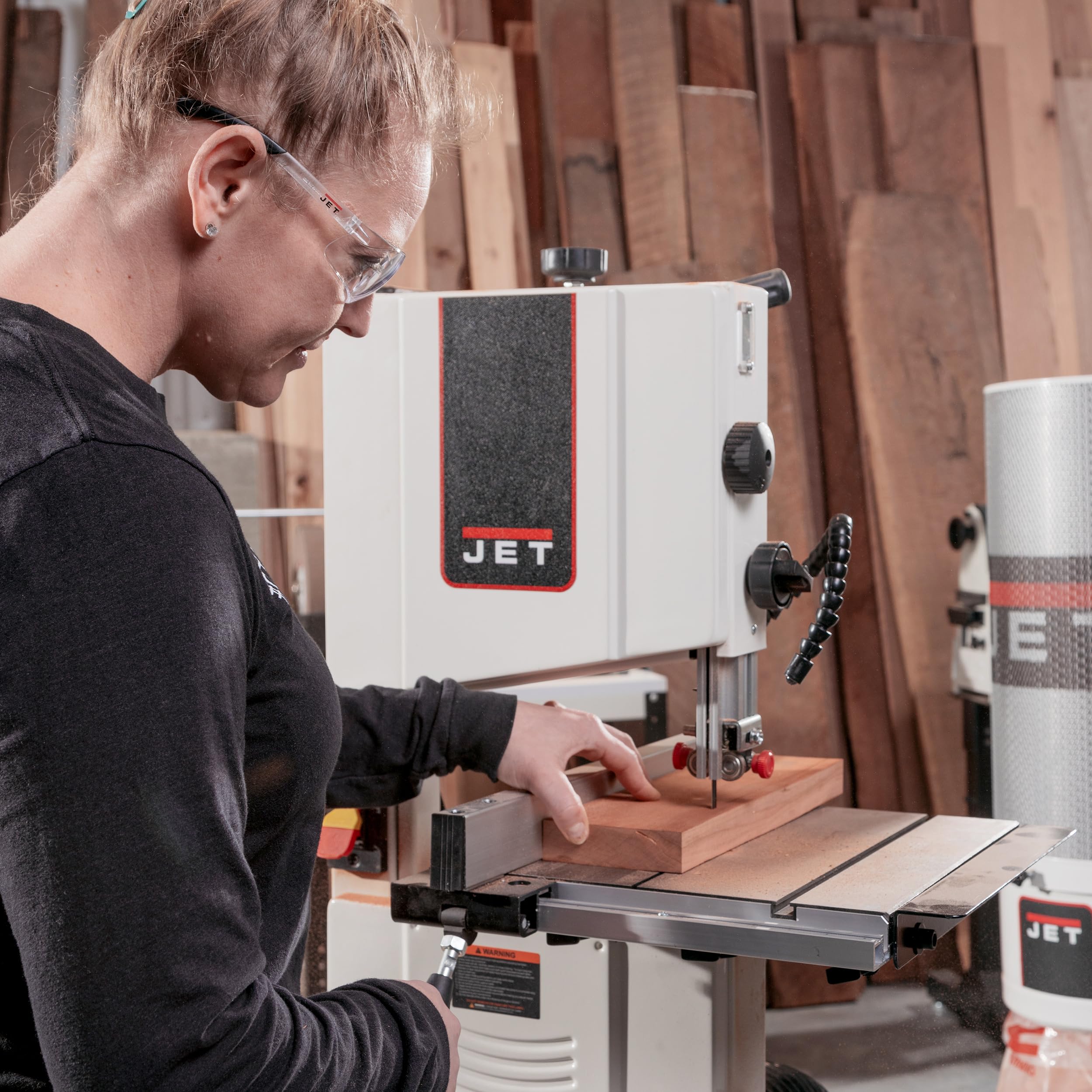 JET 10-Inch Woodworking Band Saw with Stand, 1/2 HP, 115V 1Ph (JWB-10) 14 JET 10-Inch Woodworking Band Saw with Stand, 1/2 HP, 115V 1Ph (JWB-10)