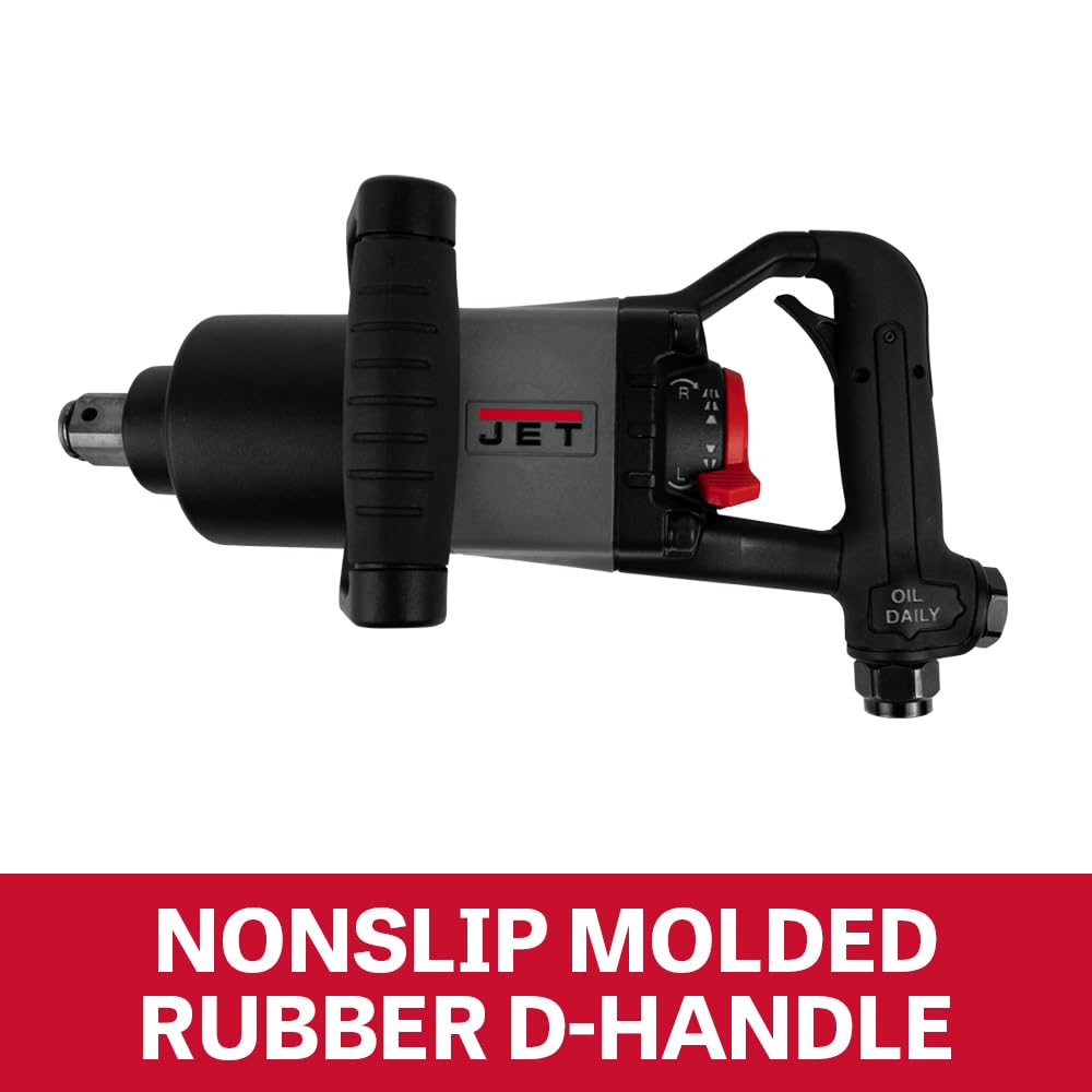 JET 1-Inch D-Handle Impact Wrench, 2200 ft-lbs, 5500 RPM (Model JAT-211)