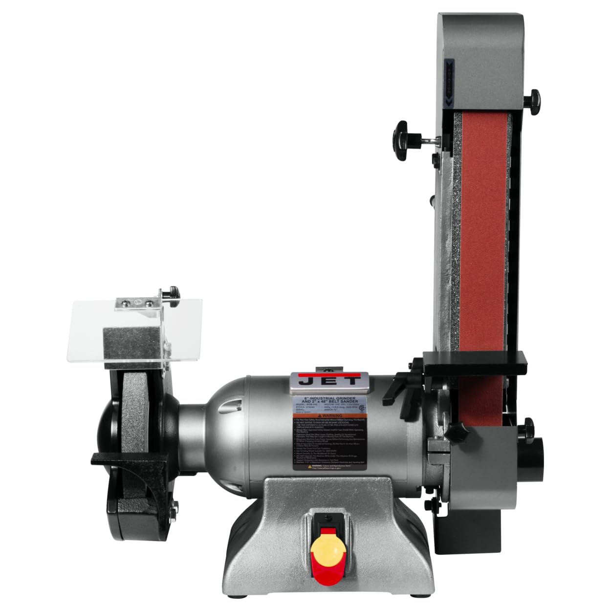 JET 8" Grinder and 2" x 48" Belt Sander, 1 HP, 115/230V 1Ph (Model IBGB-248) 1 JET 8" Grinder and 2" x 48" Belt Sander, 1 HP, 115/230V 1Ph (Model IBGB-248)