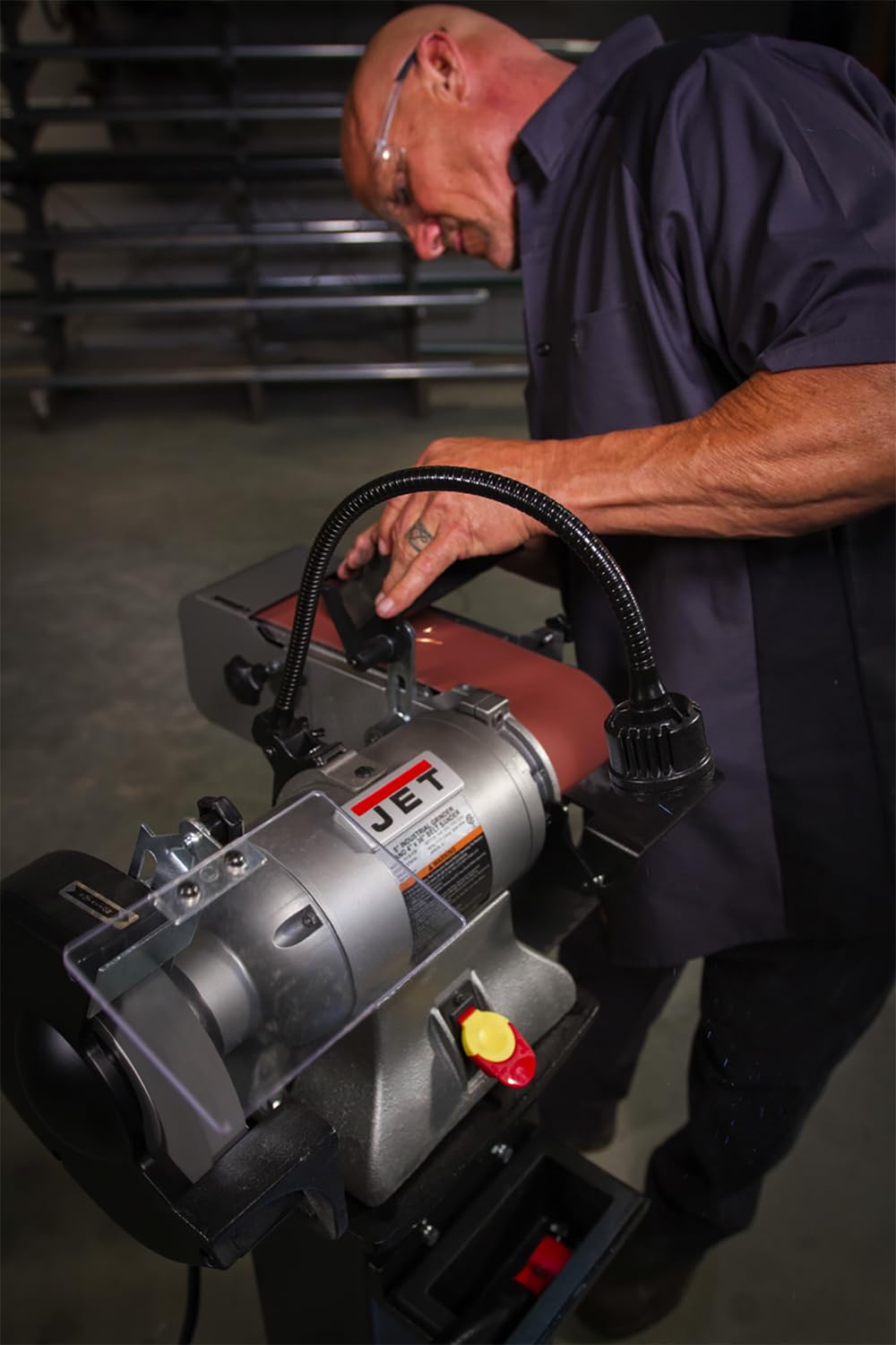 JET 8" Grinder and 2" x 48" Belt Sander, 1 HP, 115/230V 1Ph (Model IBGB-248) 10 JET 8" Grinder and 2" x 48" Belt Sander, 1 HP, 115/230V 1Ph (Model IBGB-248)