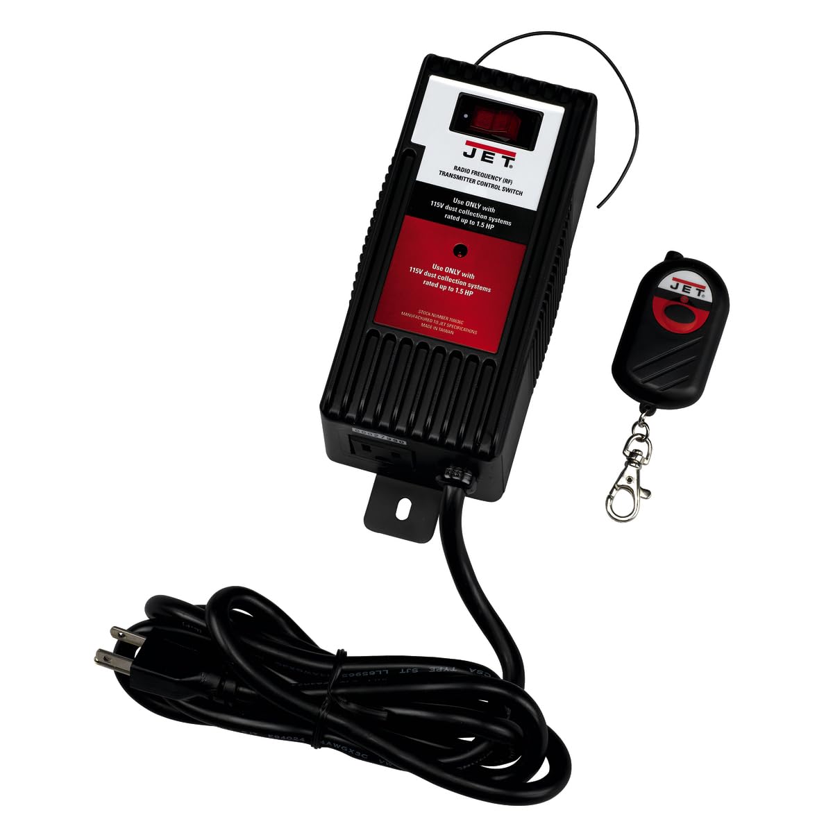 Jet RF Remote Control for 115V Dust Collectors (DC-RC) 1 Jet RF Remote Control for 115V Dust Collectors (DC-RC)