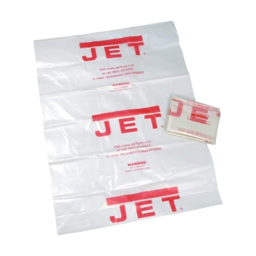 Jet Tools - Collection Bag, Clear Plastic 14" Diameter (pack of 5) (709565) 3 Jet Tools - Collection Bag, Clear Plastic 14" Diameter (pack of 5) (709565)