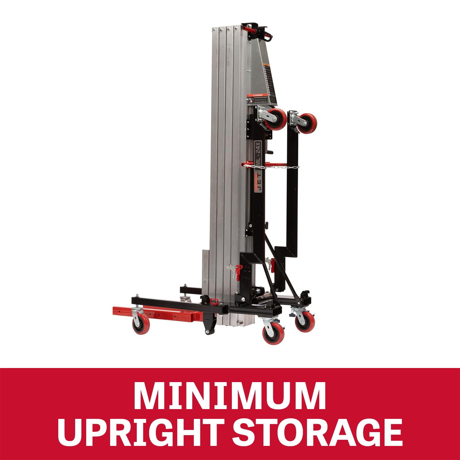 Jet Material Lift, 24 Ft. Lift Height, 650 Lbs. Capacity (JML-24X) 4 Jet Material Lift, 24 Ft. Lift Height, 650 Lbs. Capacity (JML-24X)