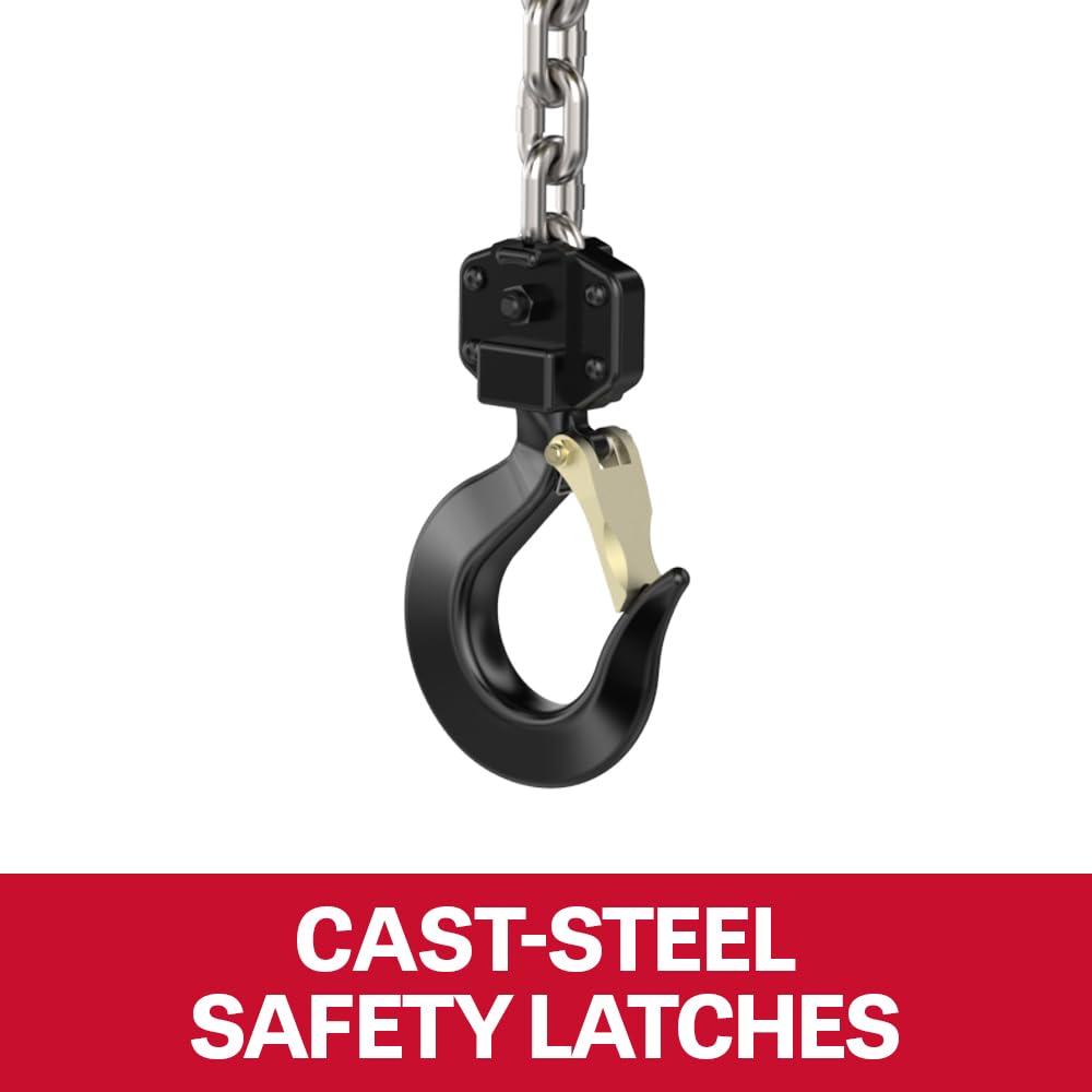 JET 1/2-Ton Hand Chain Hoist, 20' Lift, Overload Protection (L-100-50WO-20) 3 JET 1/2-Ton Hand Chain Hoist, 20' Lift, Overload Protection (L-100-50WO-20)