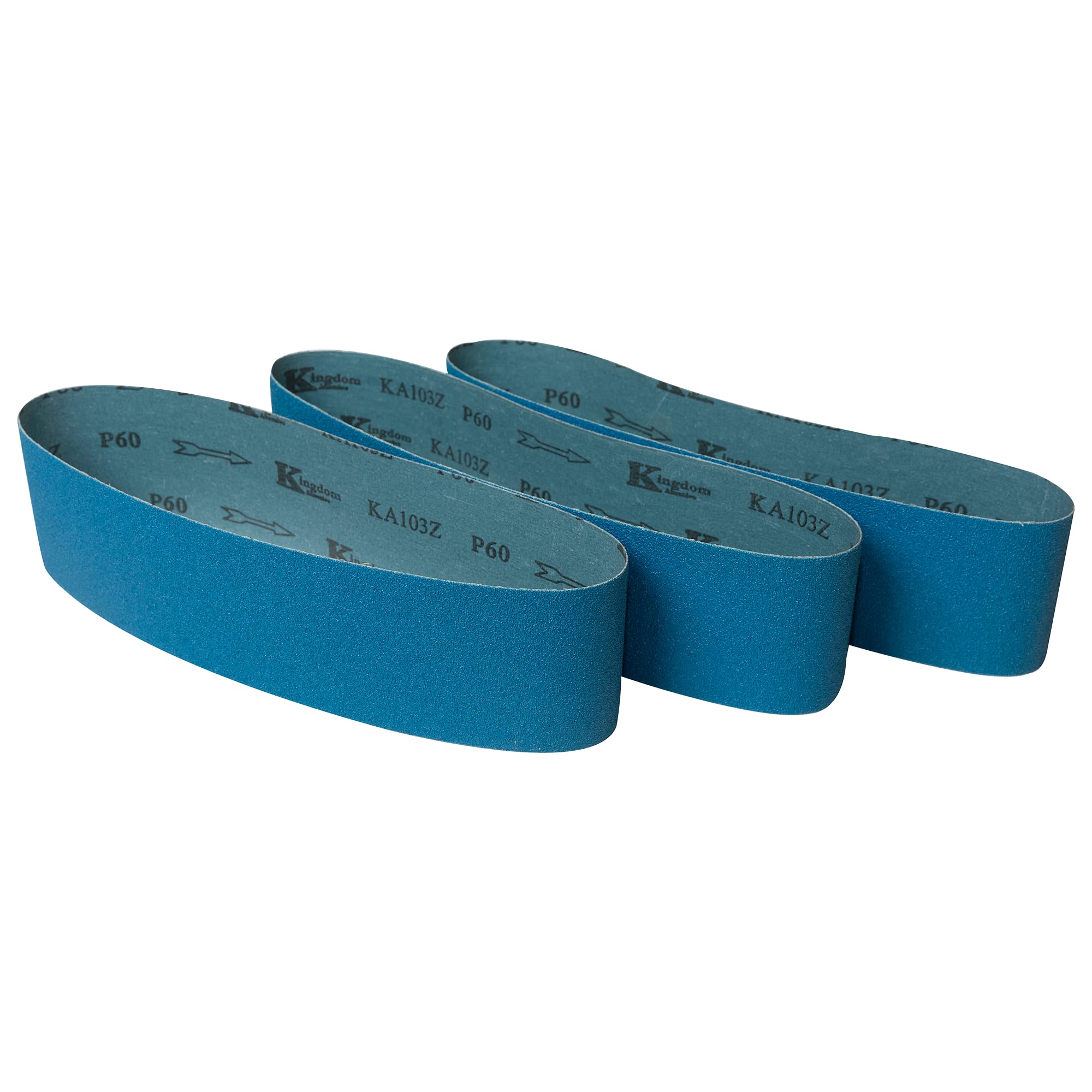 JET Zirconium Oxide Sanding Belts, 4" x 36", 80 Grit (577537)