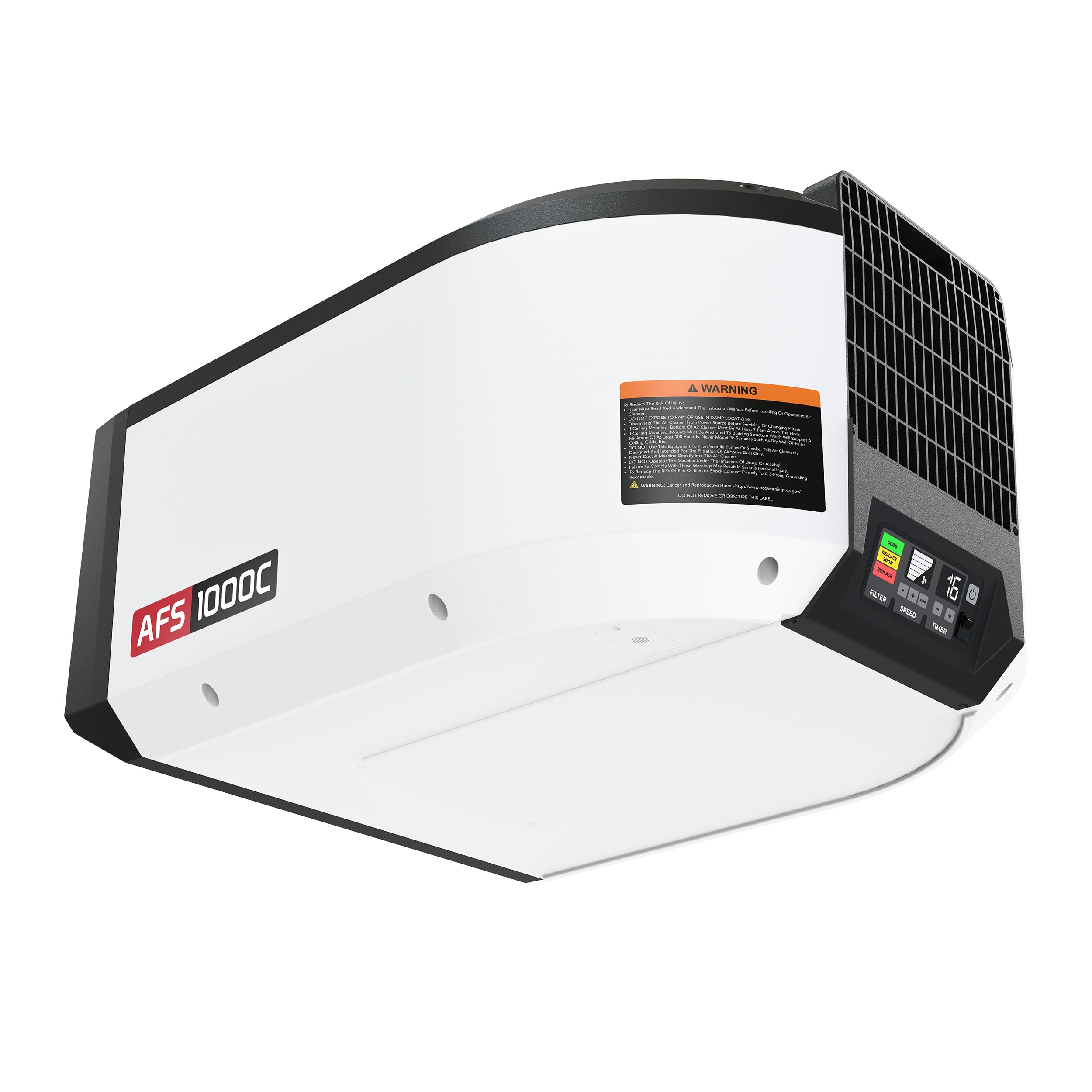 JET Air Filtration System, 1-Micron Filter, 1000 CFM, 120V 1Ph (AFS-1000C)