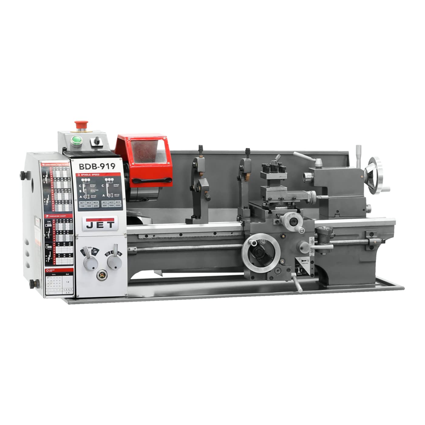 JET 9" x 19" Belt Drive Bench lathe, 3/4 HP, 115V 1Ph (Model BDB-919)