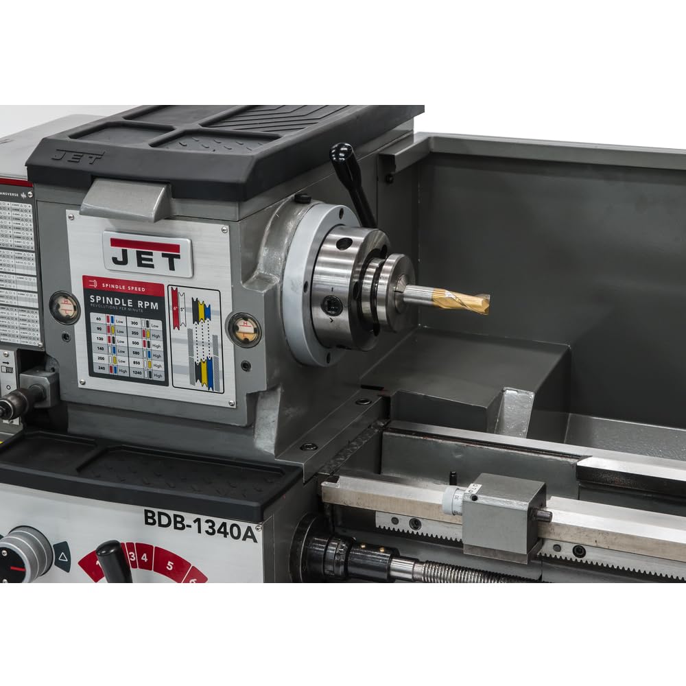 JET 13" x 40" Belt Drive Bench Lathe, 2 HP, 230V 1Ph (Model BDB-1340A)