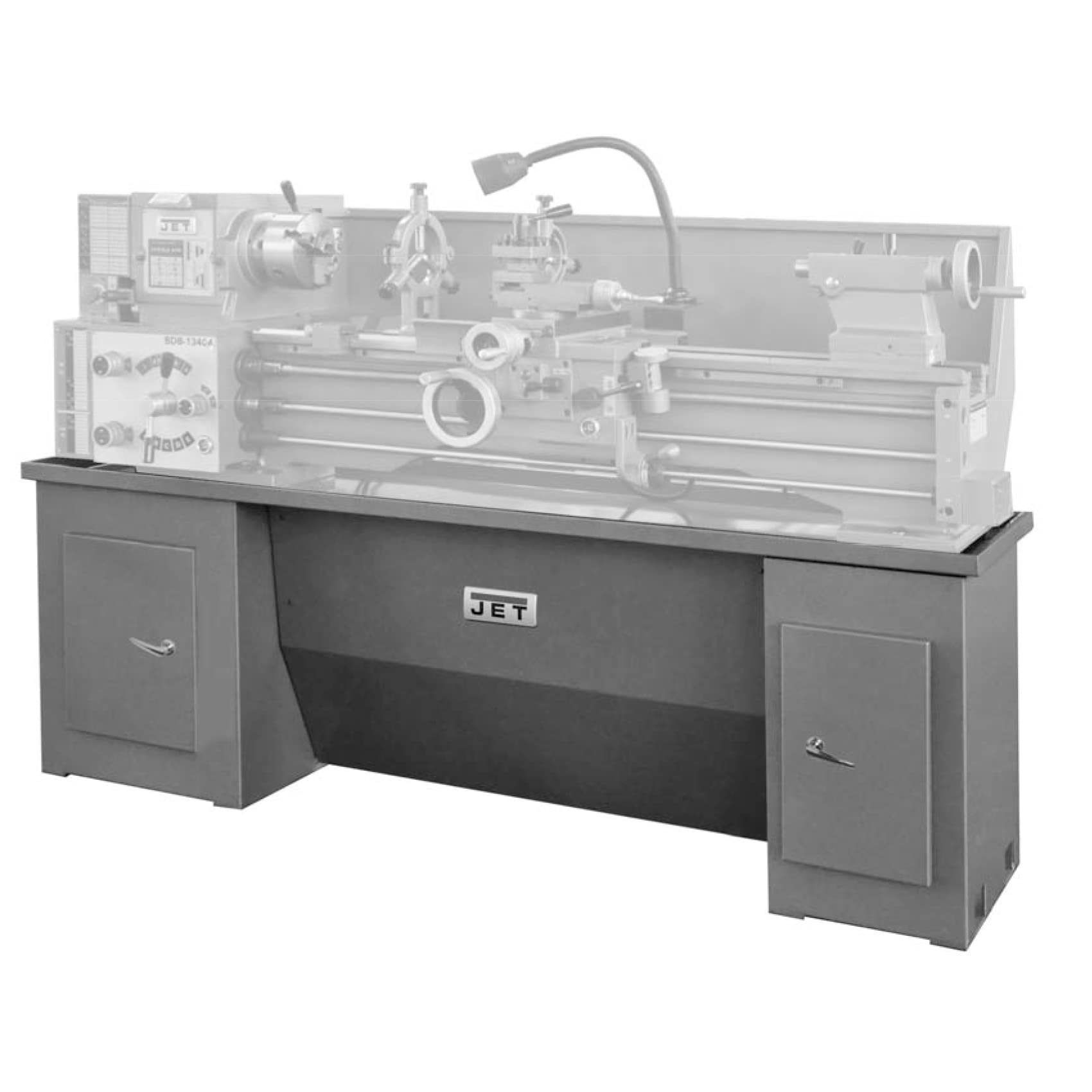 JET Lathe Stand, for 13" x 40" Lathes (Model CBS-1340) 2 JET Lathe Stand, for 13" x 40" Lathes (Model CBS-1340)