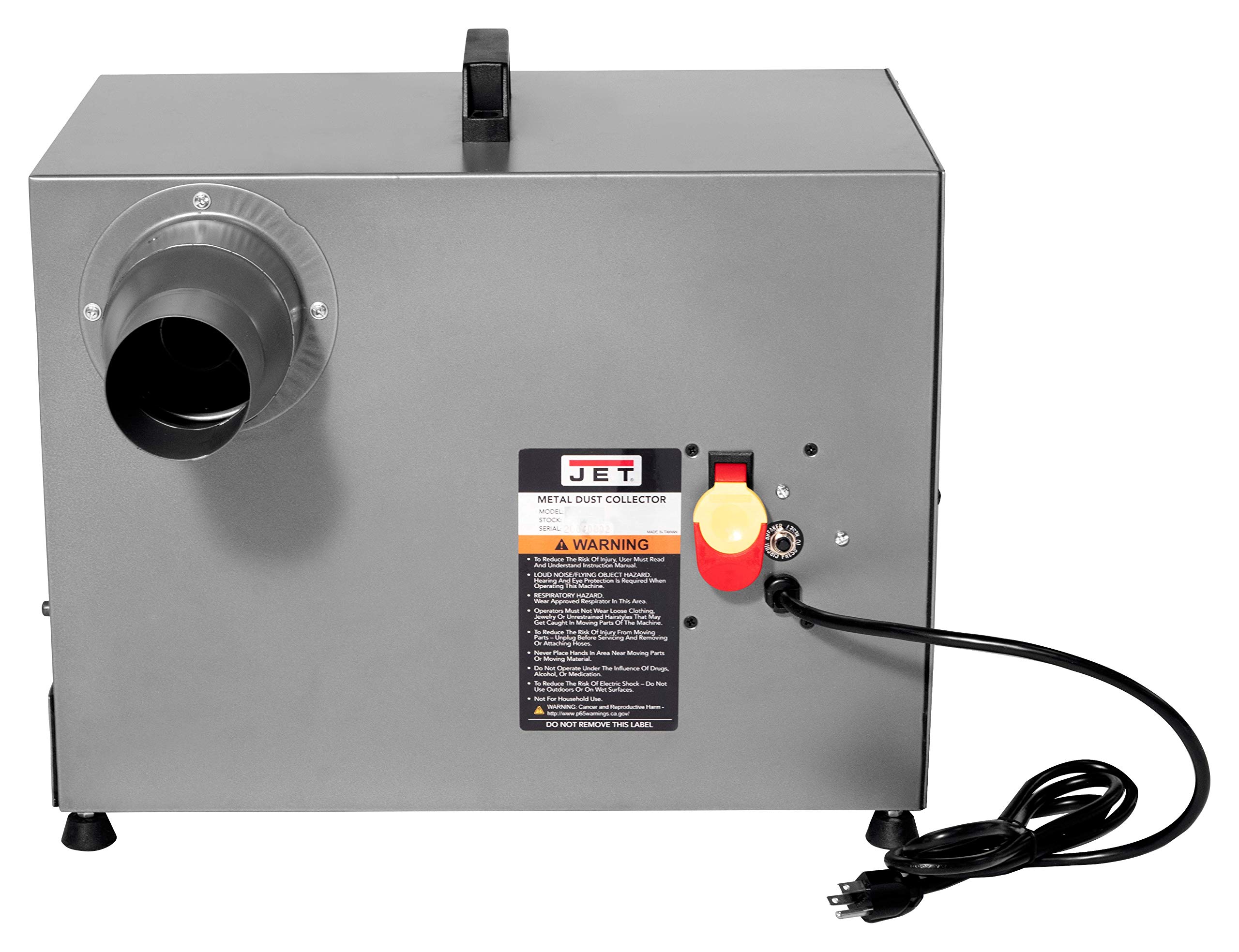 JET Benchtop Metalworking Dust Collector, 1/3 HP, 115V 1Ph (Model JDC-500B) 8 JET Benchtop Metalworking Dust Collector, 1/3 HP, 115V 1Ph (Model JDC-500B)
