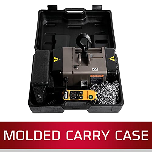 JET Trademaster 1/8-Ton Electric Chain Hoist, 10' Lift, 120V 1Ph (BLVS018-010)