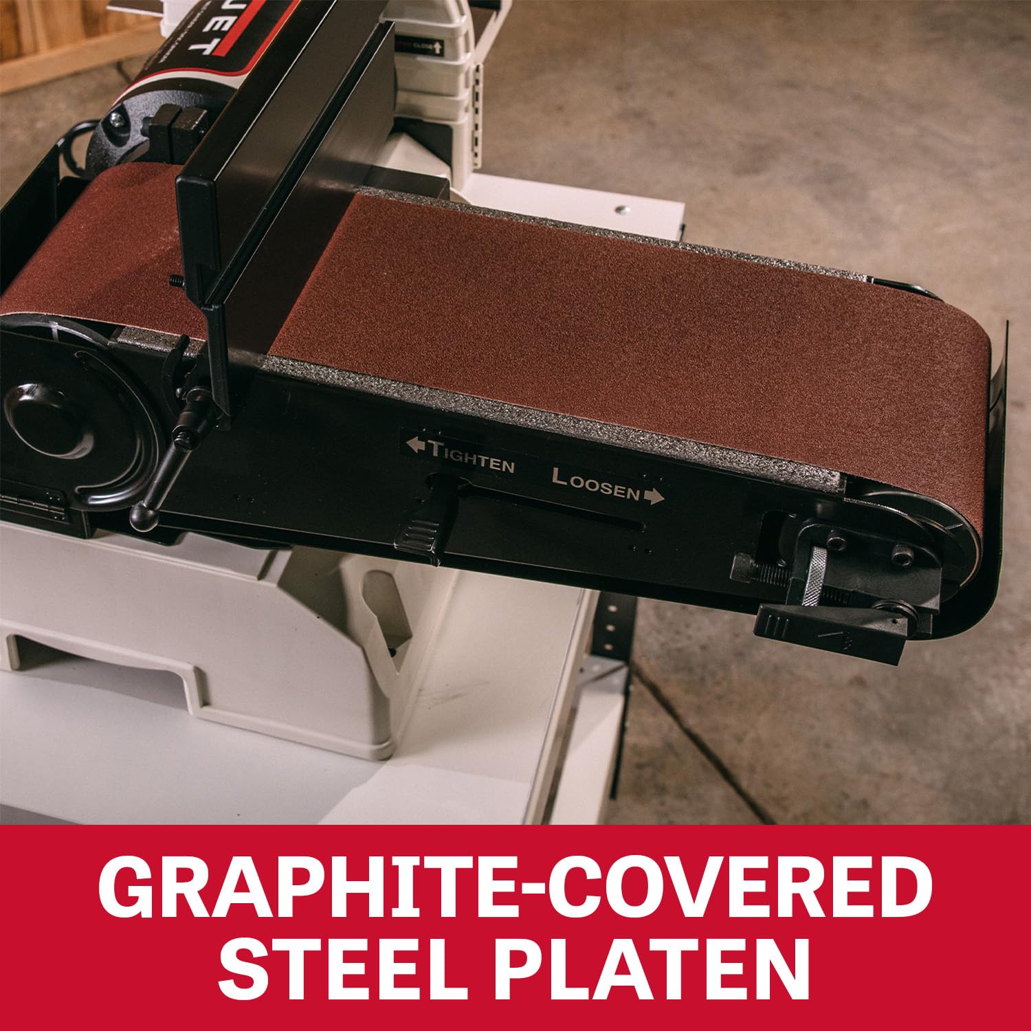 JET Benchtop 6" x 48" Belt and 9" Disc Sander, 3/4 HP, 115V 1Ph (Model JSG-96)