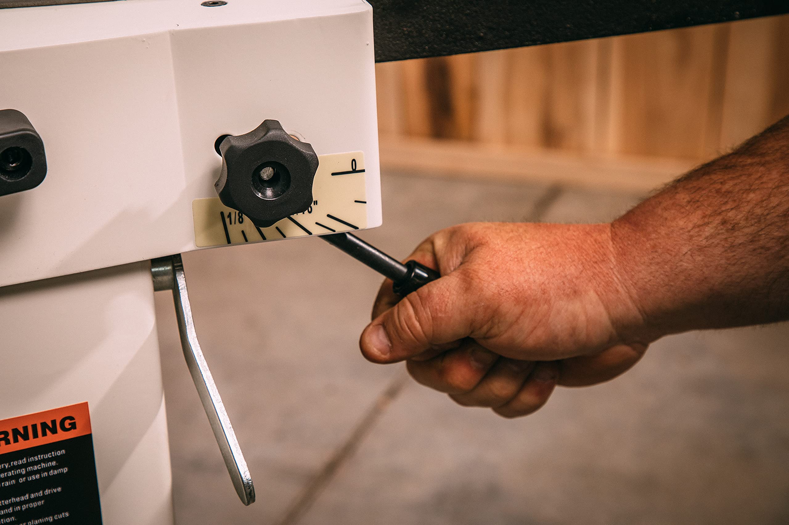 JET 12-Inch Planer/Jointer, Helical Head, 3 HP, 1Ph 230V (JJP-12HH) 6 JET 12-Inch Planer/Jointer, Helical Head, 3 HP, 1Ph 230V (JJP-12HH)