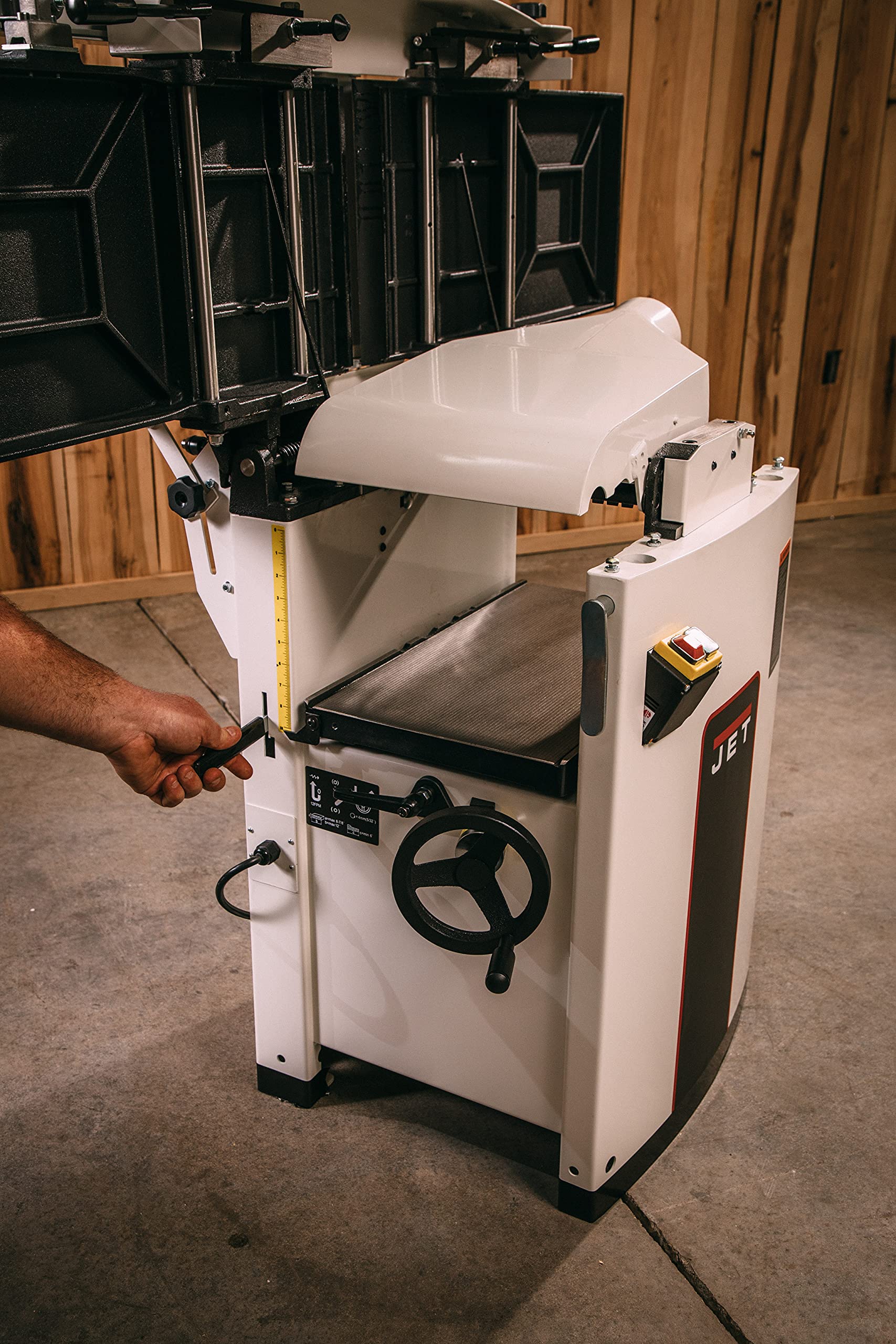 JET 12-Inch Planer/Jointer, Helical Head, 3 HP, 1Ph 230V (JJP-12HH) 9 JET 12-Inch Planer/Jointer, Helical Head, 3 HP, 1Ph 230V (JJP-12HH)
