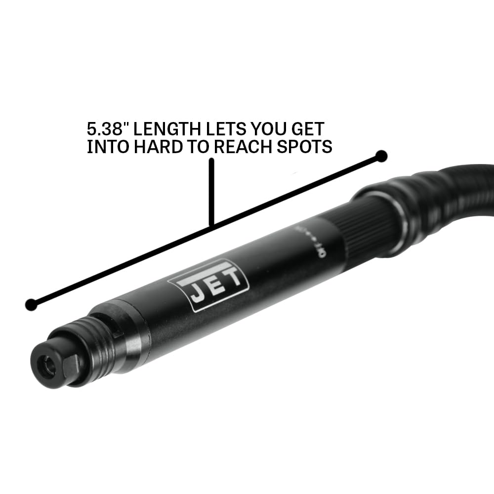 JET 1/8-Inch Pneumatic Micro Die Grinder, 70000 RPM (Model JAT-410)