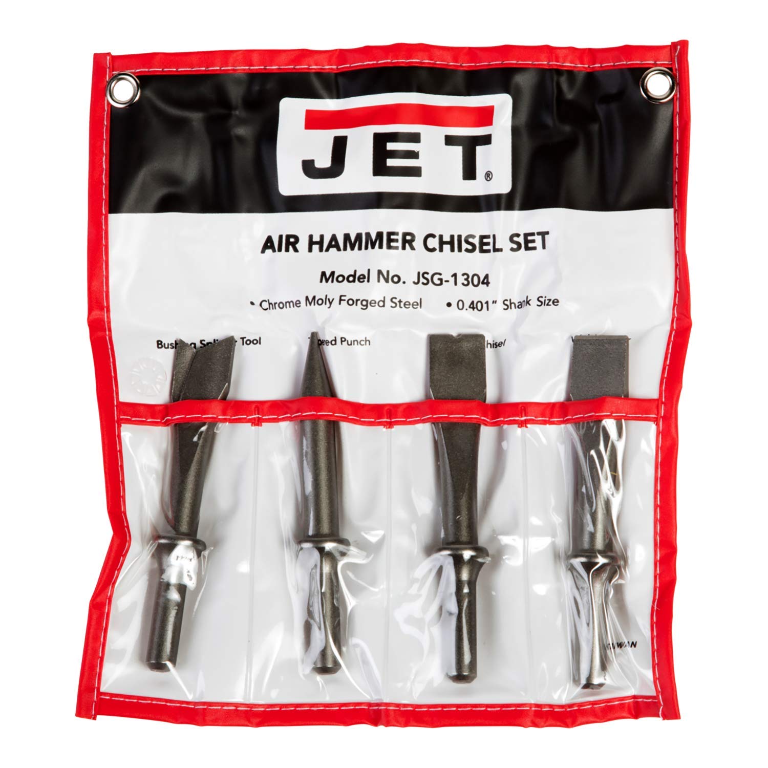 JET Air Hammer Chisel Set (Model JSG-1304)